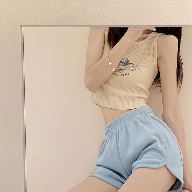 Áo Thun Hai Dây Thời Trang Mùa Hè Hàn Quốc Dành Cho Nữ