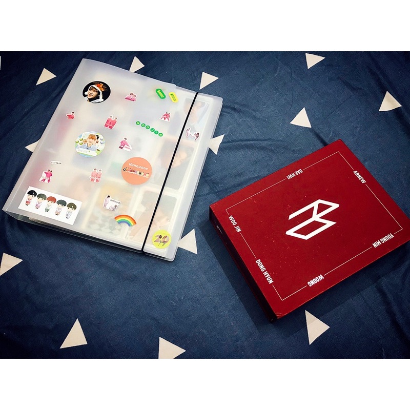 (Byeol Byeol Corner) Sổ còng đựng card, ảnh idol Kpop A4 9 ô - Binder A4 4 còng