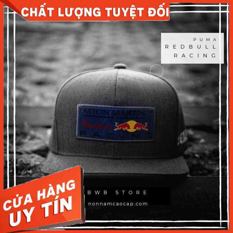 Kính Chào Quý Khách Mũ Snapback Red Bull Xám cao cấp