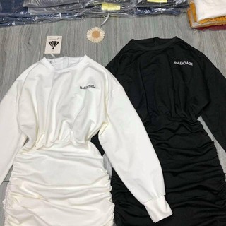 Váy body tay dài rút dây siêu xinh