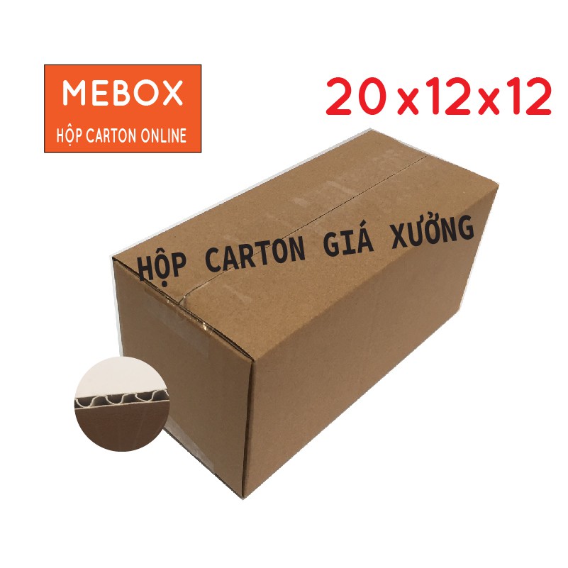 Hộp carton 20x12x12