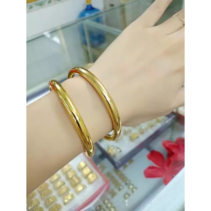 Combo 1 đôi Vòng tay nữ mạ vàng đẹp cho tay xinh, đẹp xuất sắc