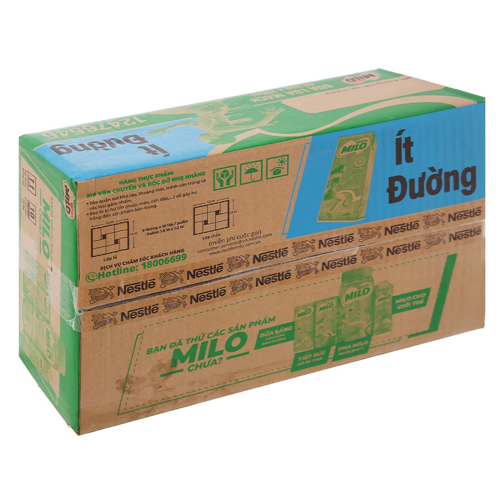 THÙNG 48 HỘP SỮA MILO LÚA MẠCH