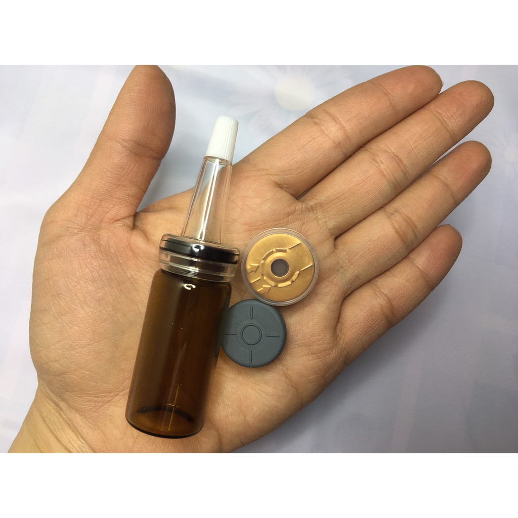 Lọ chiết mỹ phẩm, serum 5ml, 10ml kèm nút bóp nhỏ giọt đẹp