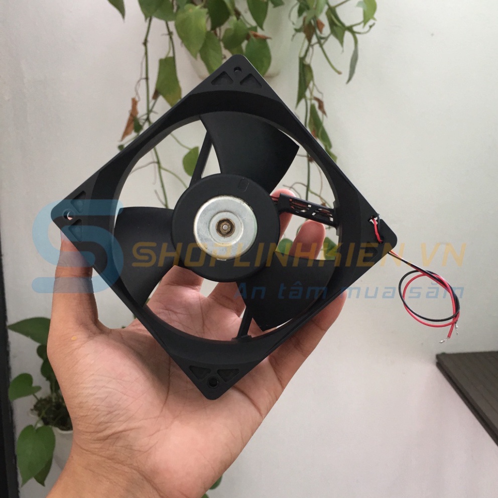 Quạt 48V quạt tản nhiệt 12x12x3.2CM cho tủ điện, fan Delta EFB1248HF DC48V 0.15A - KhoDienTu