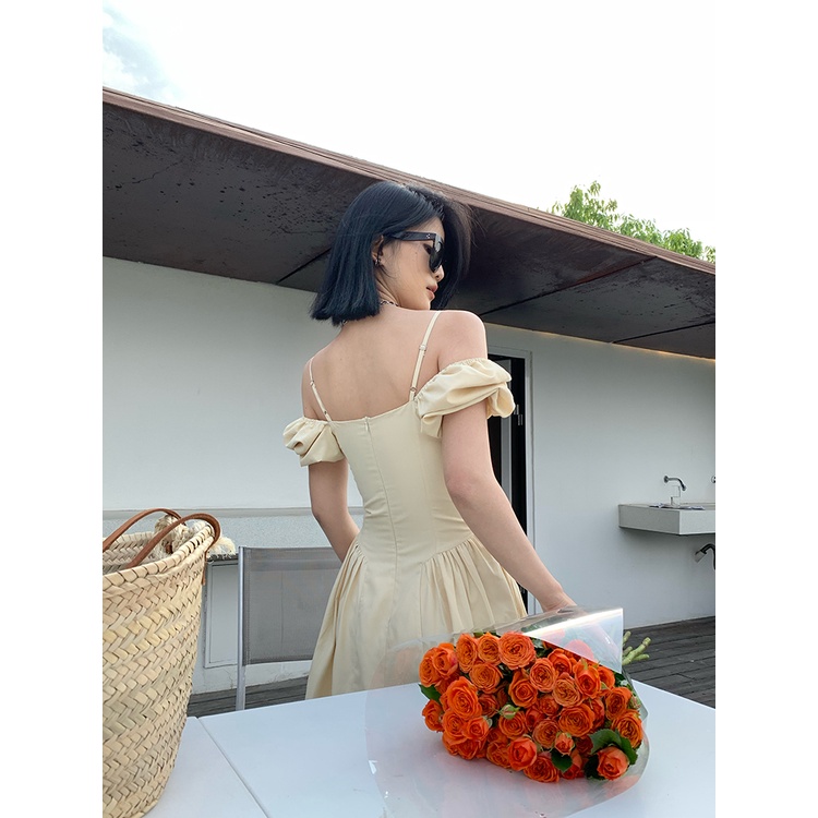 Đầm Công Chúa Tay Phồng Thời Trang Mùa Hè Cổ Điển Cho Nữ