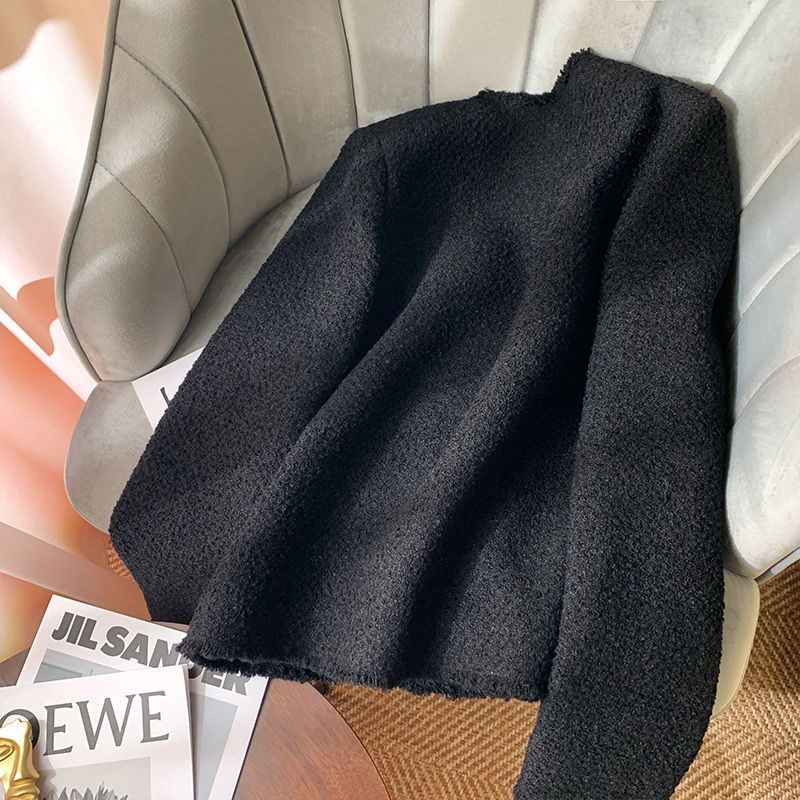 Áo khoác thời trang mùa xuân và mùa thu kiểu dáng ngắn đa năng cao cấp cho nữ