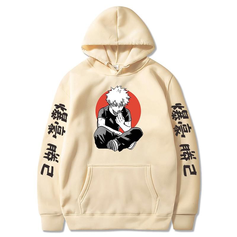 Áo Hoodie My Hero Anime in hình Bakugou Katsuki Áo Nỉ Nam Nữ Harajuku | BigBuy360 - bigbuy360.vn