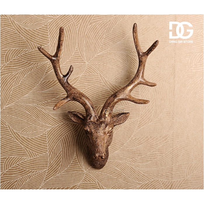 Tượng đầu hươu treo tường cỡ lớn số 40