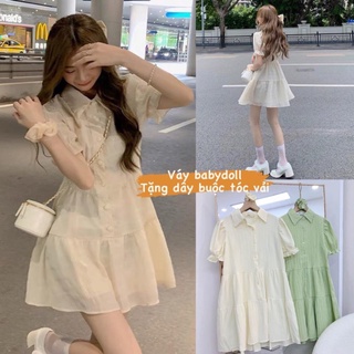 Váy cổ đức hai tầng, váy babydoll ulzzang Rosie Dream Shop