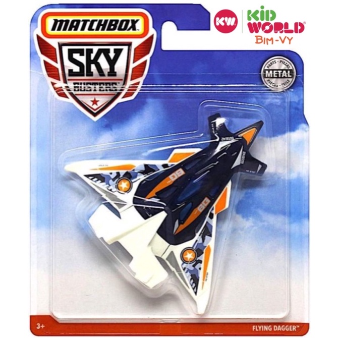 Máy bay mô hình Matchbox Sky Busters Series Flying Dagger GBL59.