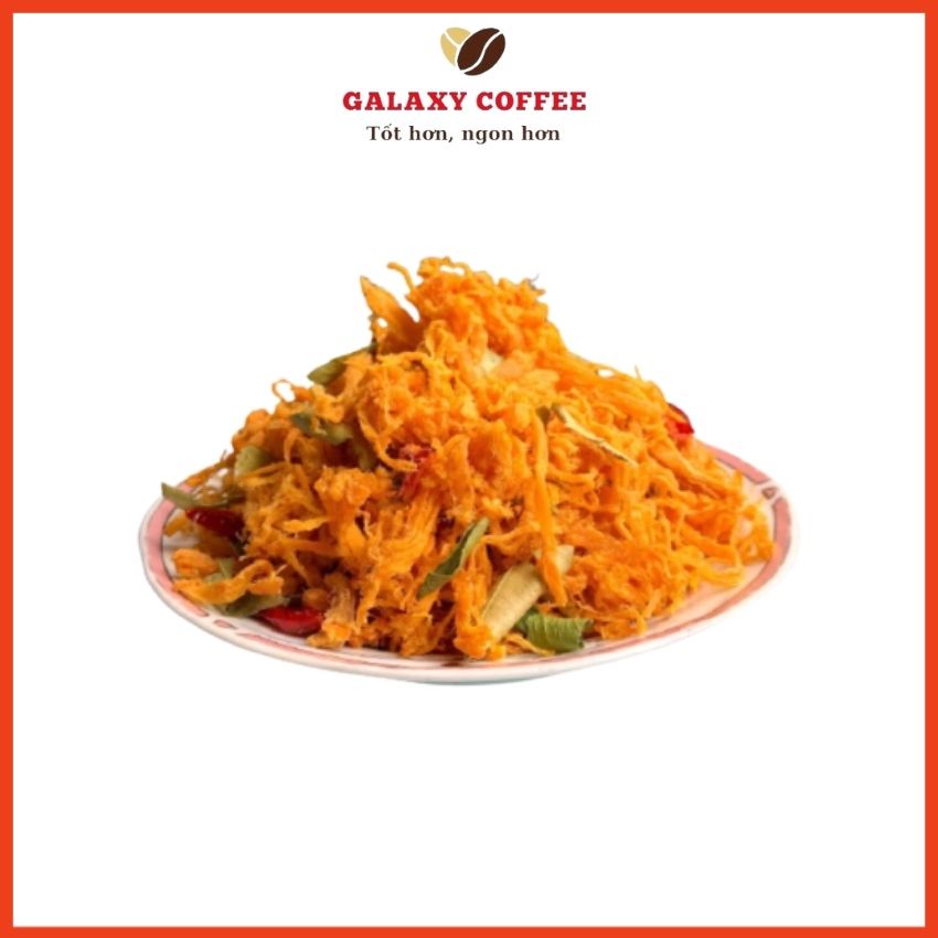 Khô gà lá chanh Galaxy túi zip 30g siêu ngon đồ ăn vặt | BigBuy360 - bigbuy360.vn