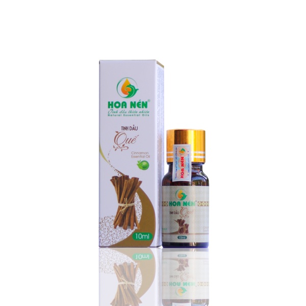 Tinh dầu Quế nguyên chất 10ml - Hoa Nén - Vegan - Xông ph.òng, làm thơm, đuổi c.ôn tr.ùng