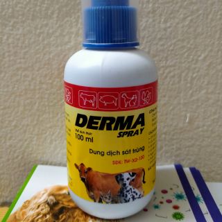 Xịt ghẻ, thối móng, lở loét móng derma
