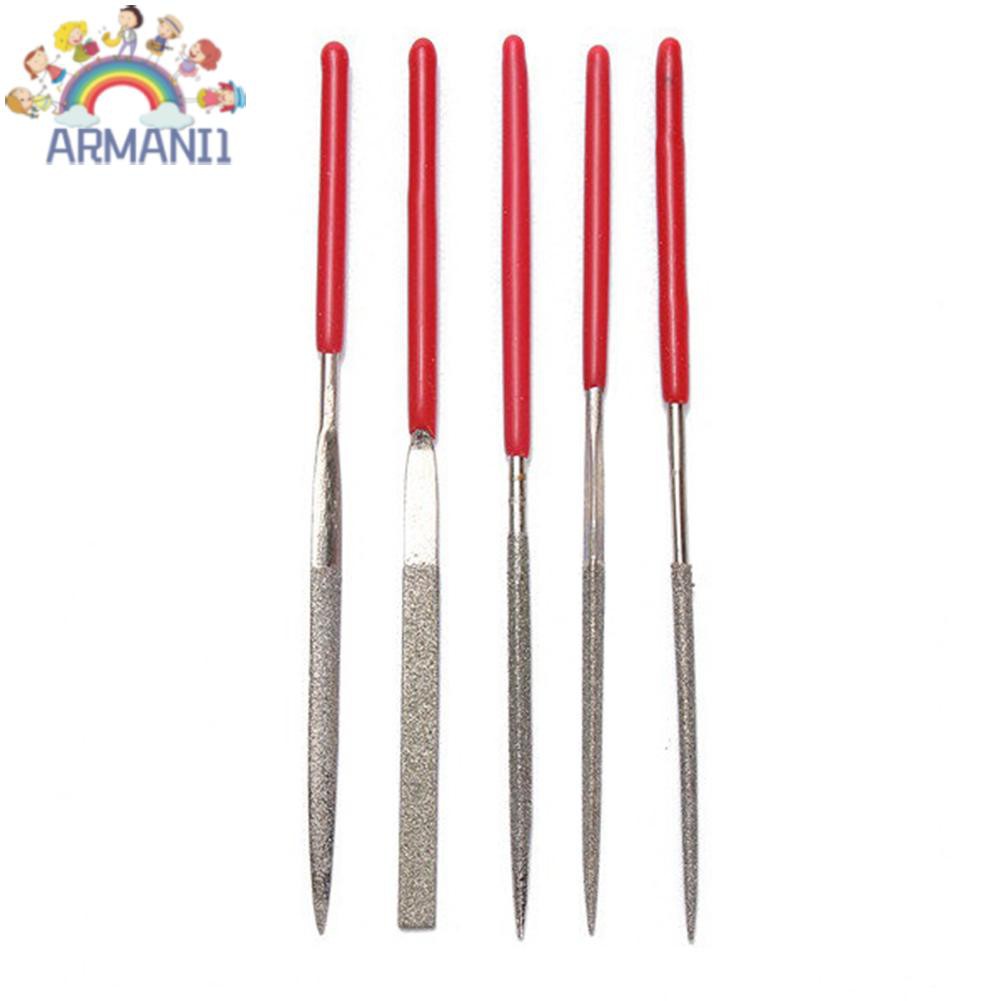 Bộ 5 dụng cụ mài dũa ARMANI bằng kim loại chuyên dụng cho đồ gỗ/thủy tinh tiện dụng