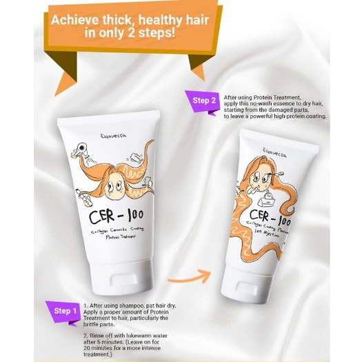 Tinh chất Collagen dưỡng tóc, phục hồi hư tổn Elizavecca Cer-100 Collagen Coating Protein Ion Injection 50ml