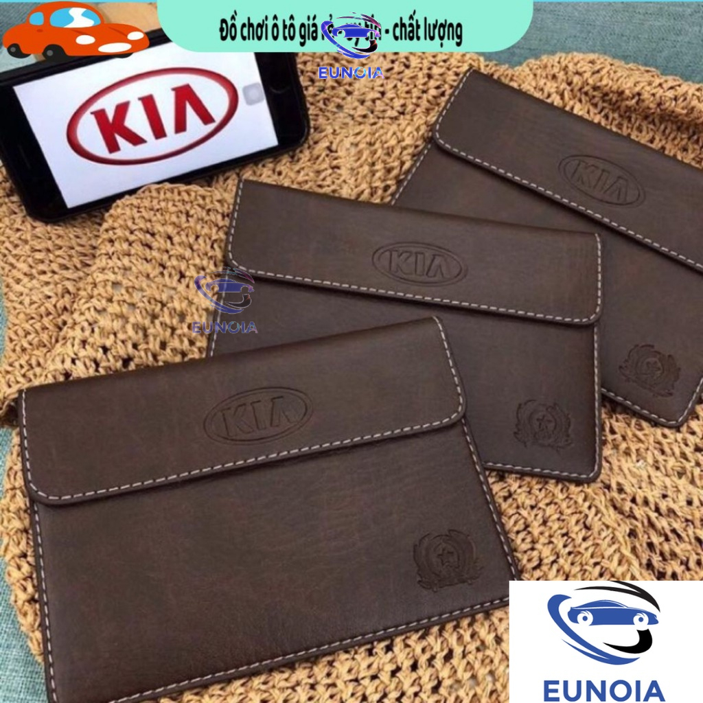 ( mẫu mới) ví đựng giấy tờ xe ô tô - ví kia morning - cerato - soluto - sorento - sedona