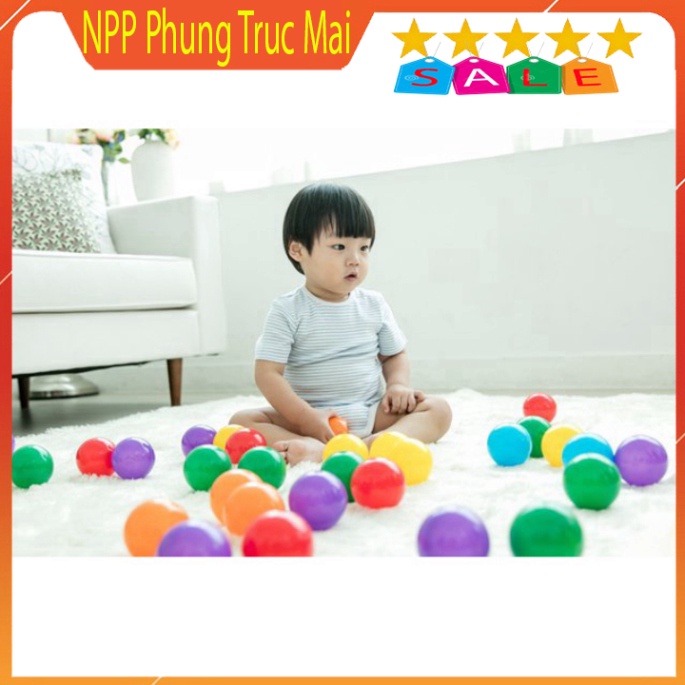 Đồ chơi cho bé BÓNG NHỰA CAO CẤP KHÔNG MÙI AN TOÀN CHO BÉ YÊU KÍCH CỠ 8cm