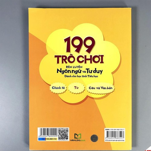 Sách - 199 Trò Chơi Rèn Luyện Ngôn Ngữ Và Tư Duy Dành Cho Học Sinh Tiểu Học