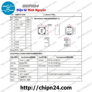 [3 CÁI] (KG2) Cuộn Cảm Dán CD127 150uH [151] [SMD Dán]