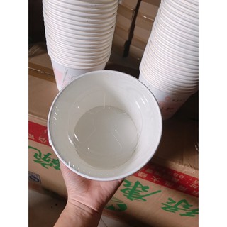50 bát giấy 1000ml đựng bún phở - mì cay - mì trộn ( có nắp )