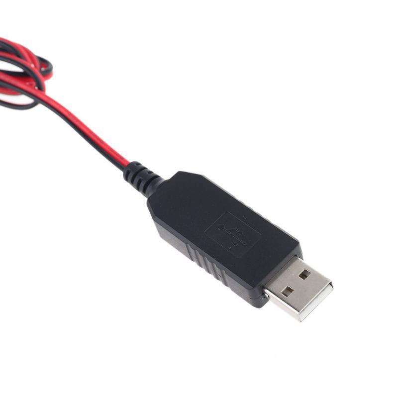 Bộ khử pin AA 2m CRE LR6 cáp cấp nguồn USB thay thế 1 đến 4 pin AA cho đài phát thanh đồng hồ đồ chơi điện dây đèn LED