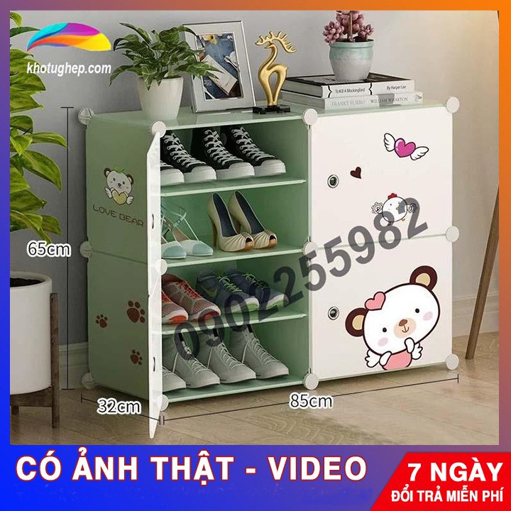 💥💥THANH LÝ TỦ GIÀY LẮP GHÉP💥💥TỦ NHỰA ĐỰNG GIÀY DÉP KIỂU MỚI 8 Ô (chia ô) KIỂU LẮP 2 X3 NHIỀU MÀU LỰA CHỌN