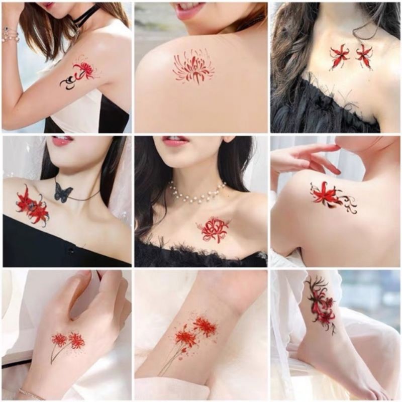 Hình xăm dán tạm thời 3 mẫu