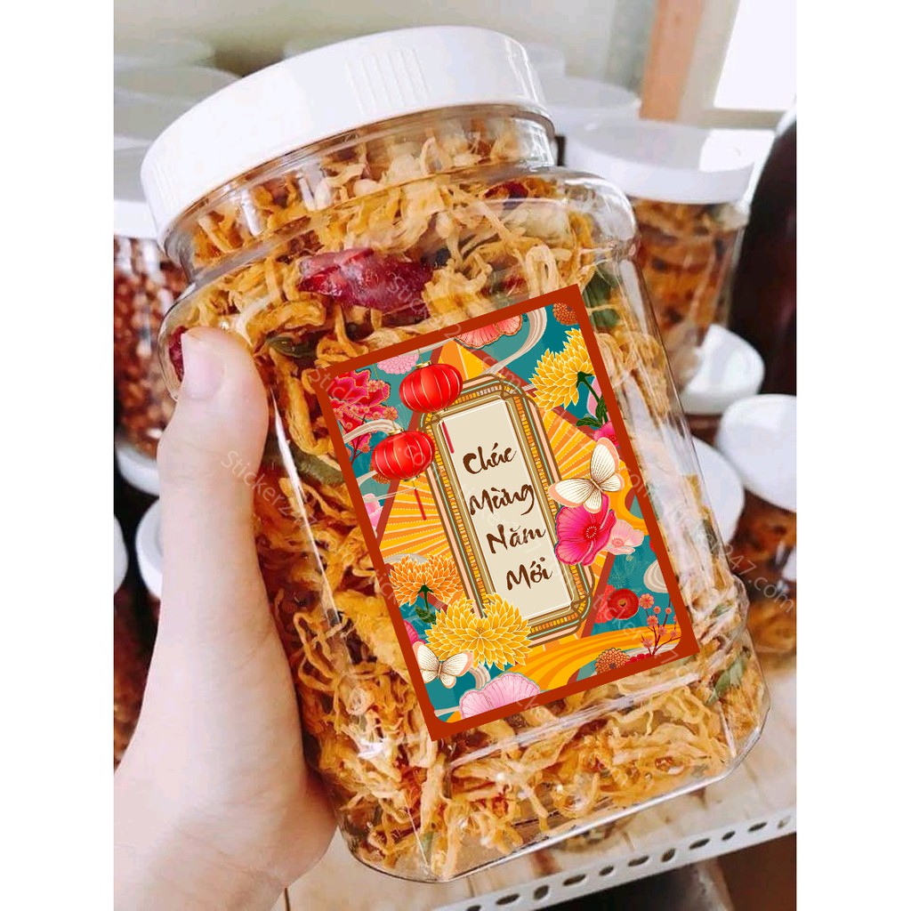 Tem Tết Decal Dán Tết Mẫu Hoa Văn Phong Cách Vintage Cổ Điển Độc Đáo Bắt Mắt 𝑭𝒓𝒆𝒆𝒔𝒉𝒊𝒑 Decal chống nước, cắt sẵn