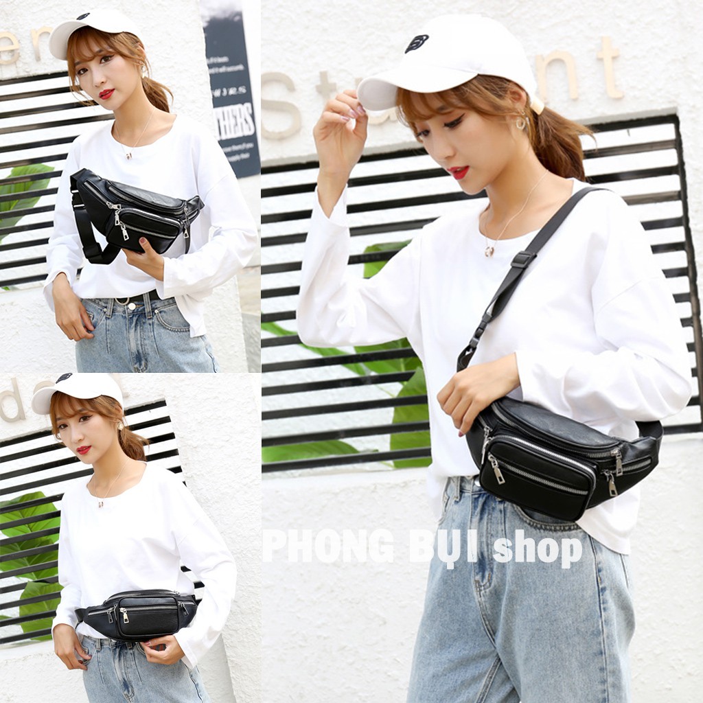 Túi Đeo Chéo Nam Nữ Chất Da Vân Sần Mềm Đẹp Dáng Thời Trang, Túi Bao Tử Nam Nữ Siêu Đẹp | BigBuy360 - bigbuy360.vn