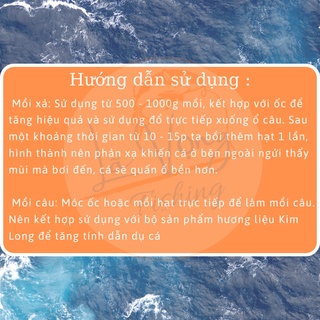 Mồi Hạt Xả Dụ Cá Trắm Đen, Chép,..Mồi Câu Kim Long