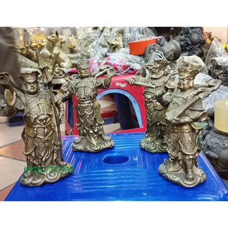 Tượng tứ đại thiên vương thiên tướng cao 12cm, bán bộ tượng tứ đại thiên vương