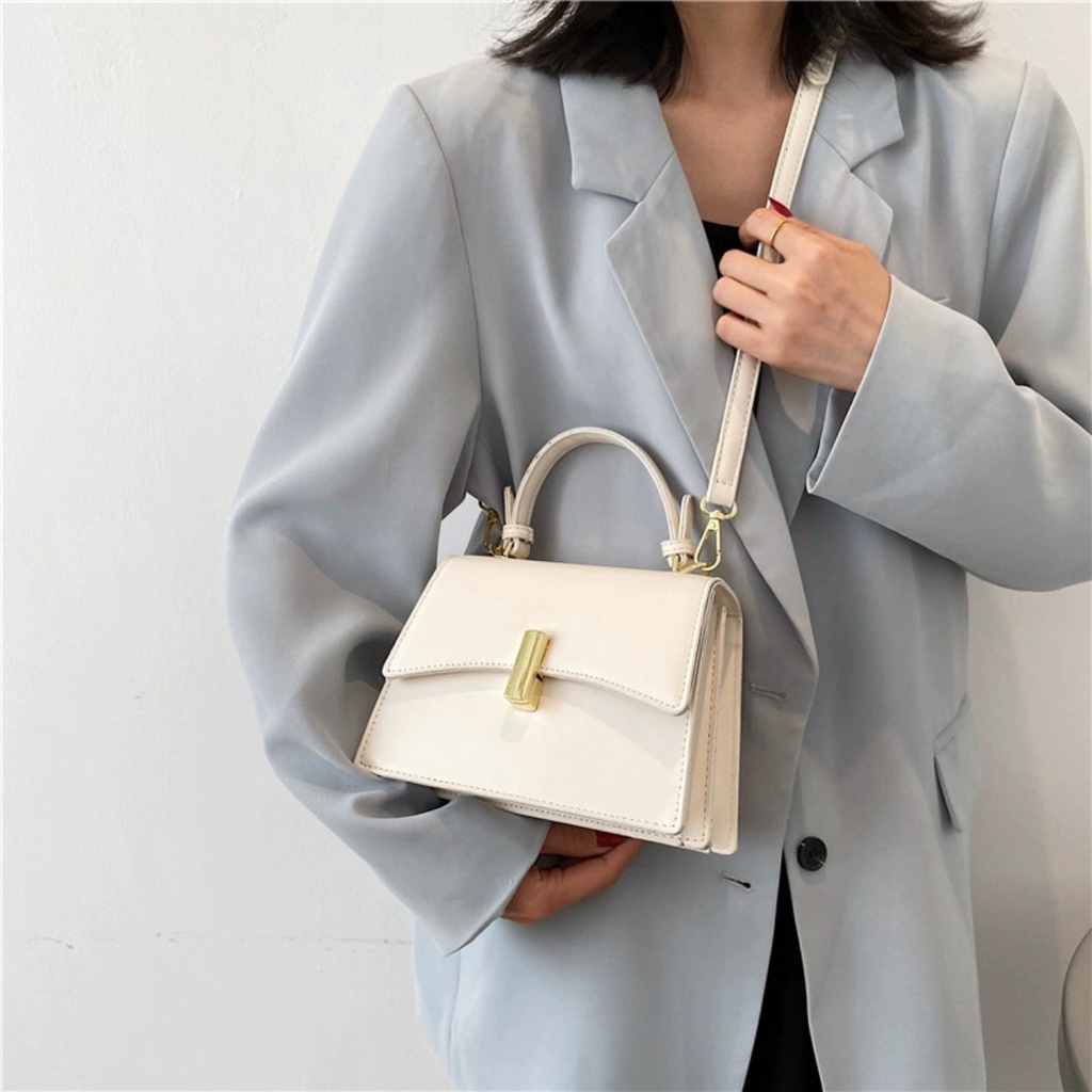 Túi xách nữ đeo chéo thời trang Zmin, chất liệu da PU cao cấp - T042