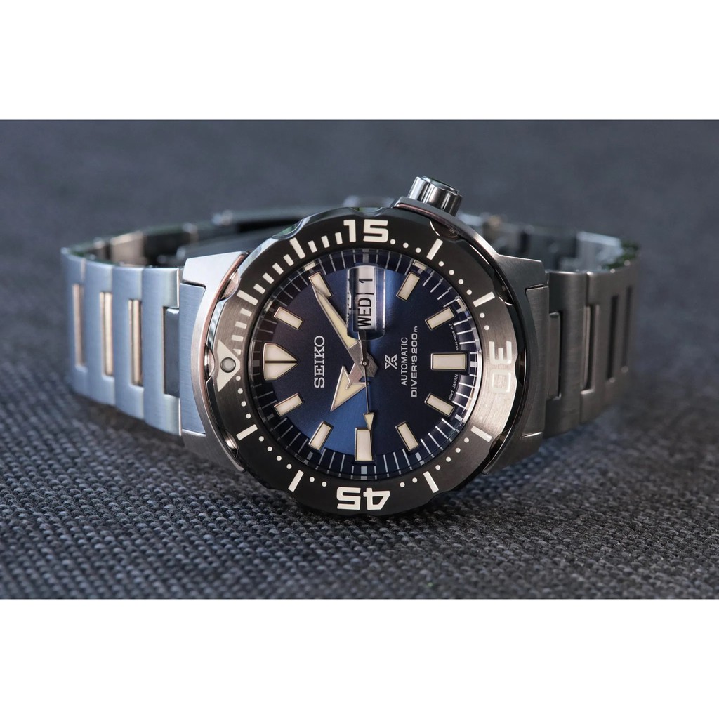 Đồng hồ nam Automatic Seiko Monster SRPD25K1,Dây Thép , Size 43mm