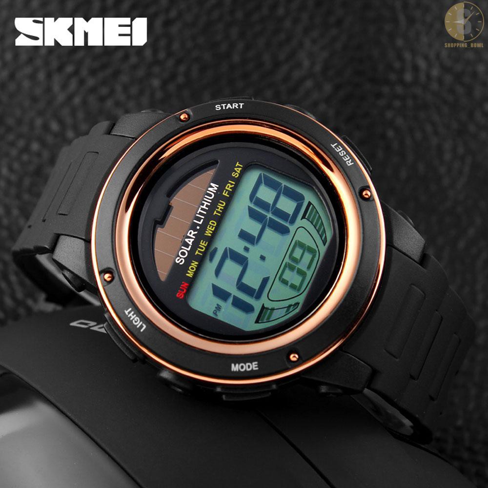Đồng hồ đeo tay kĩ thuật số SKMEI 5ATM chống thấm nước phong cách thể thao cho nam và nữ