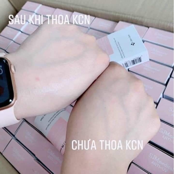 Kem Chống Nắng SJM Nâng tông Sáng Da SPF 50+/PA++++ Medical Anti-UV - Tuýp 60g