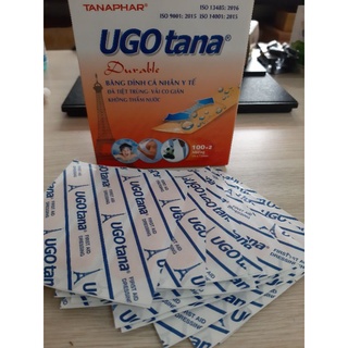 Băng Gâu UGOtana Hộp 30 Miếng Khổ To 38mm x 72mm Dán Vết Thương, Băng Dán Cá Nhân Urgo, Băng Dính Y Tế Sơ Cứu Vết