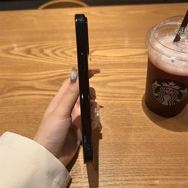 Ốp Điện Thoại Silicon Dẻo Tráng Gương Lấp Lánh Sang Trọng Chống Sốc Cho iPhone 11 12 13 14 Pro Max Plus