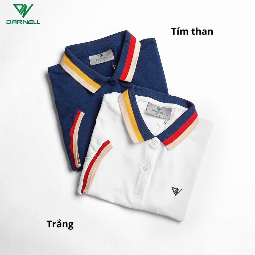 Áo thun có cổ polo nữ chất cotton mềm mịn bền đẹp chính hãng Darnell DN4300