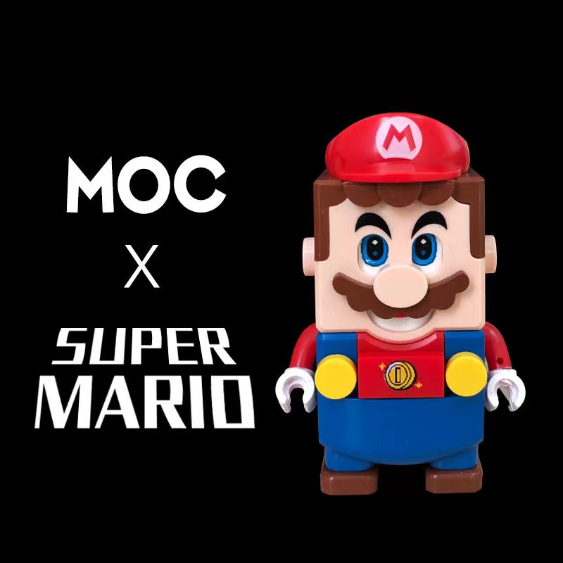 Bộ Lắp Ghép  Nhân Vật Mario Luigi