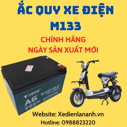 ẮC QUY XE ĐIỆN M133 CHÍNH HÃNG 12V-12AH TIANNENG 6-DZF-12.2