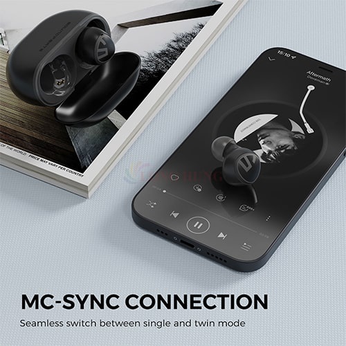 Tai nghe Bluetooth True Wireless Soundpeats Mini - Hàng chính hãng - Công nghệ khử ồn Speech AI, âm thanh trong trẻo