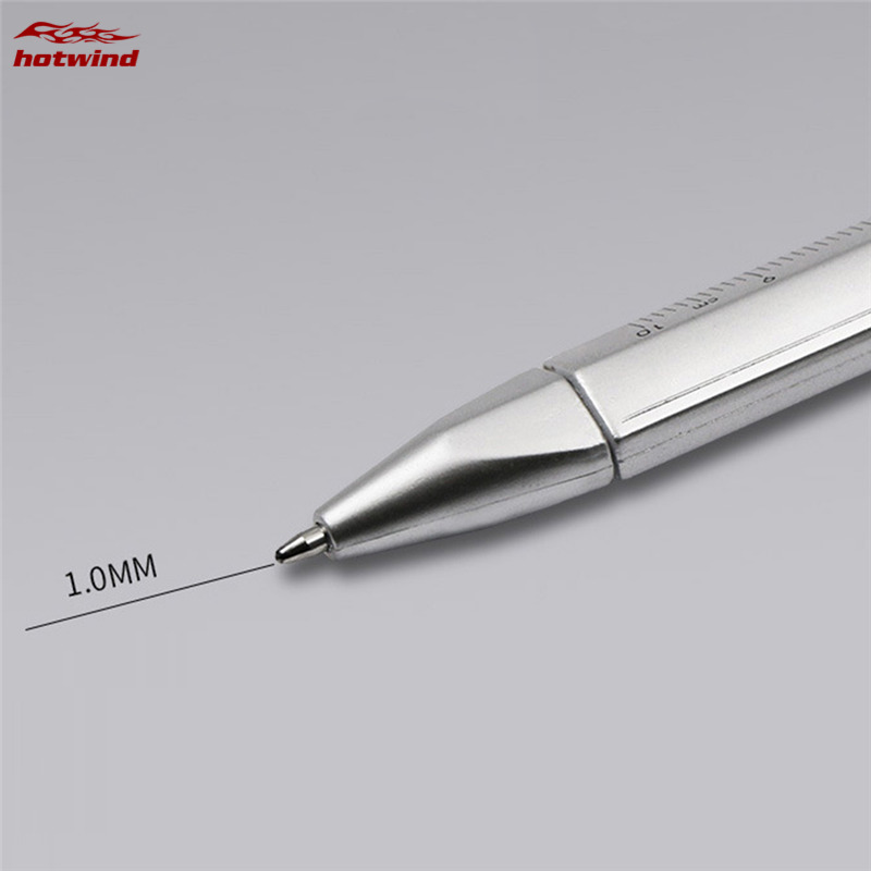 HW New Multifunction Gel Ink Pen Vernier Caliper Roller Ball Pen Stationery Ball-Point 0.5mm Drop shipping