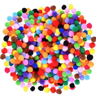 200 hạt Pompom tặng kẹp gắp