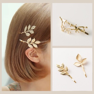 Kẹp tóc hình chiếc lá phong cách cổ điển vintage retro dành cho nữ