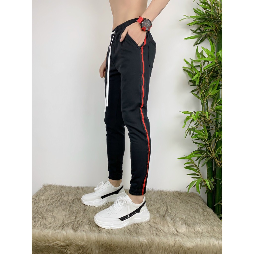 Quần Jogger nam thun nhiều màu ống ôm chất vải cao cấp vải mềm mịn hợp dáng