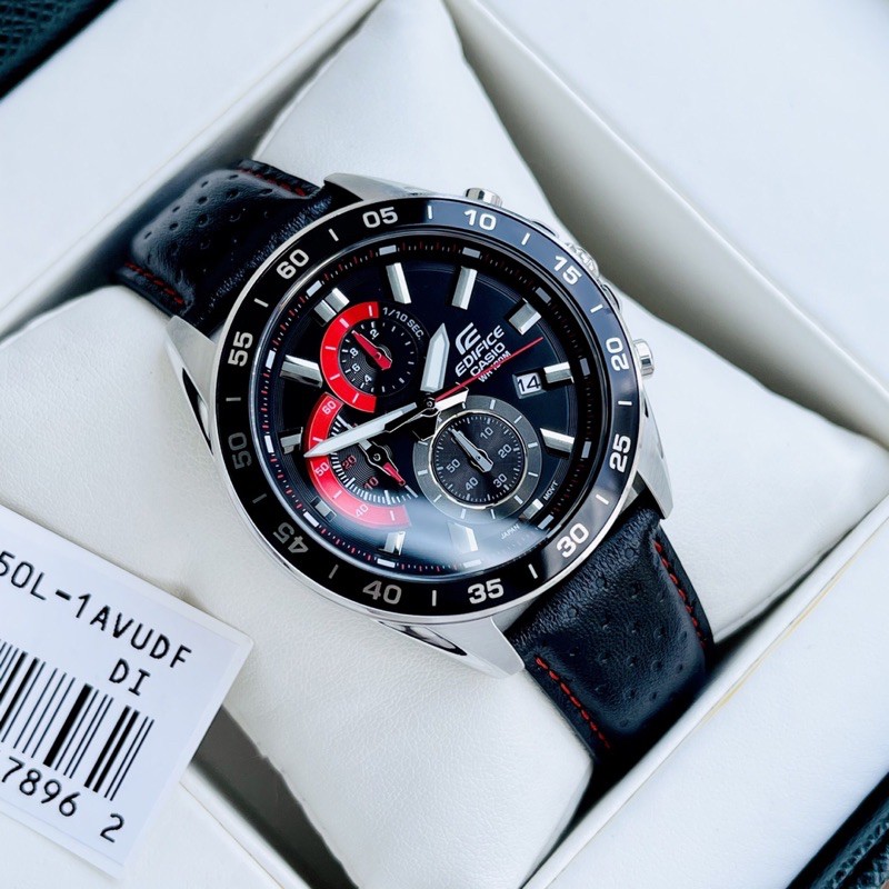 Đồng hồ nam dây da Casio Edifice EFV 550L 1AVUDF