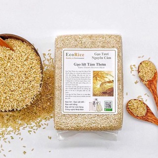 Gạo Lứt Tám thơm-An Food (túi 1kg hút chân không)