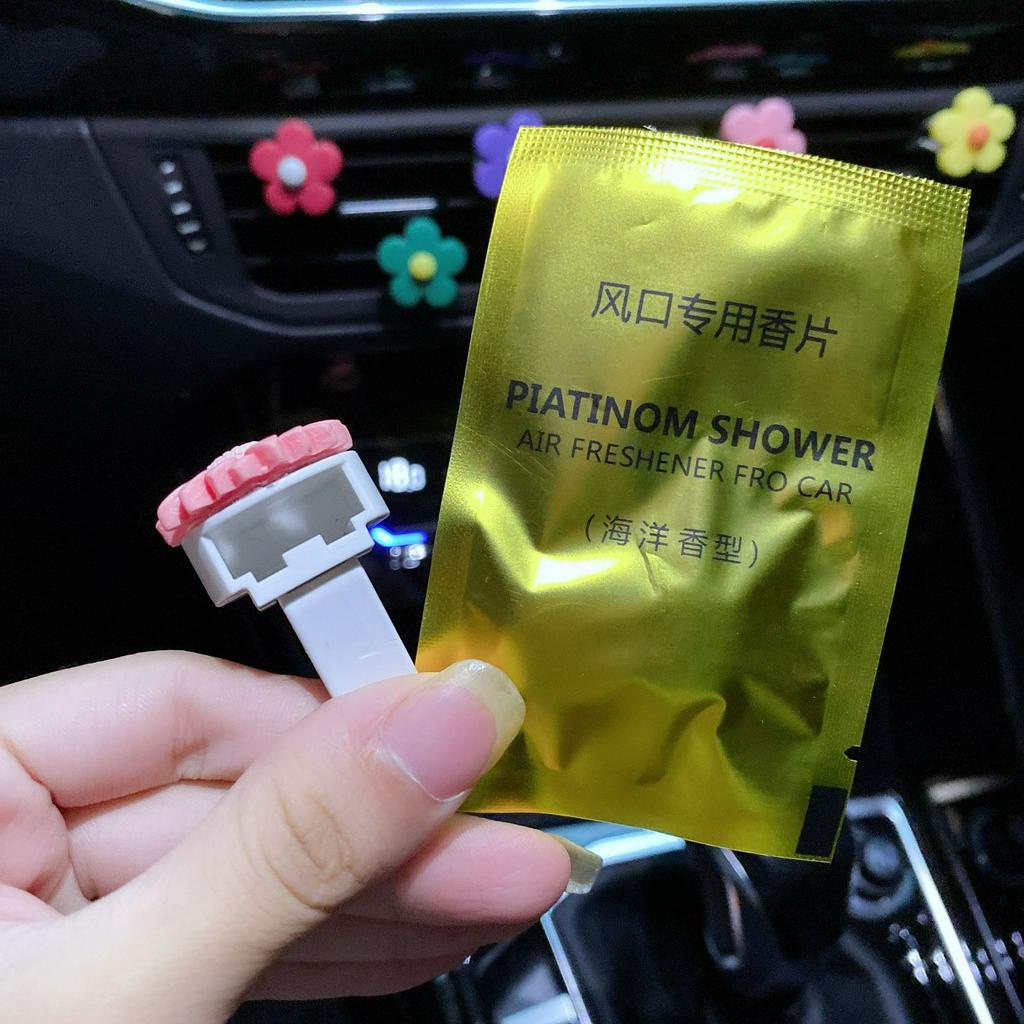 Hl Kẹp Khuếch Tán Nước Hoa Hình Hoa Cúc Nhỏ Gắn Lỗ Thông Gió Xe Hơi