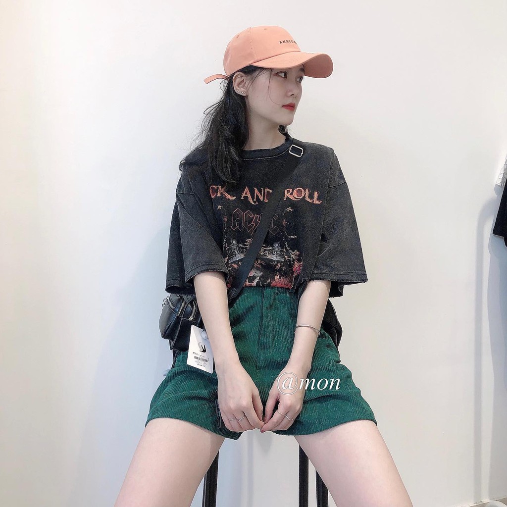 2101595 Quần short nhung ulzzang mùa hè mềm mát chất nhung mỏng mát có size | BigBuy360 - bigbuy360.vn